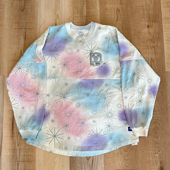 Walt Disney World 100 Anniversary Mickey Friends Tie-Dye Spirit Jersey Sz L - Picture 2 of 15
